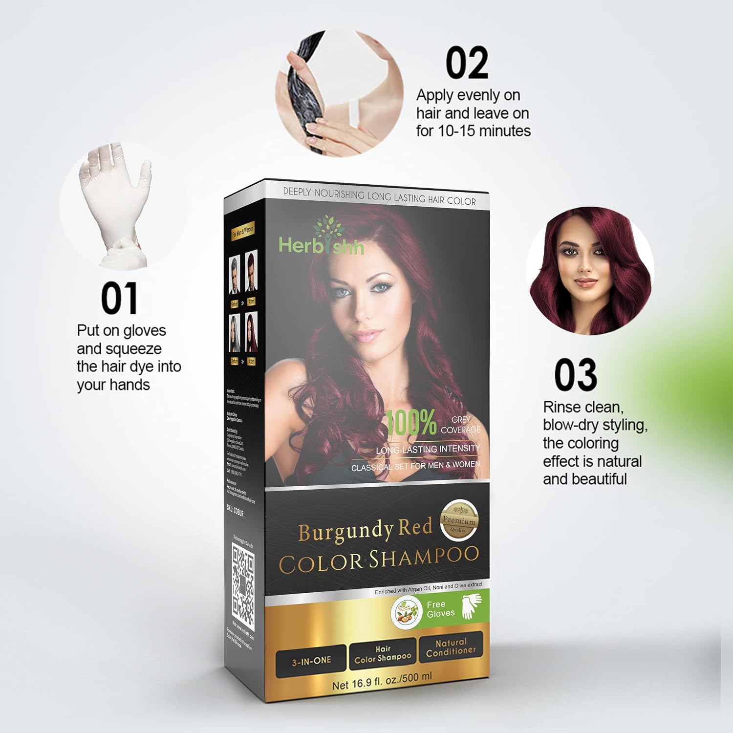 Herbishh Hair Color Shampoo