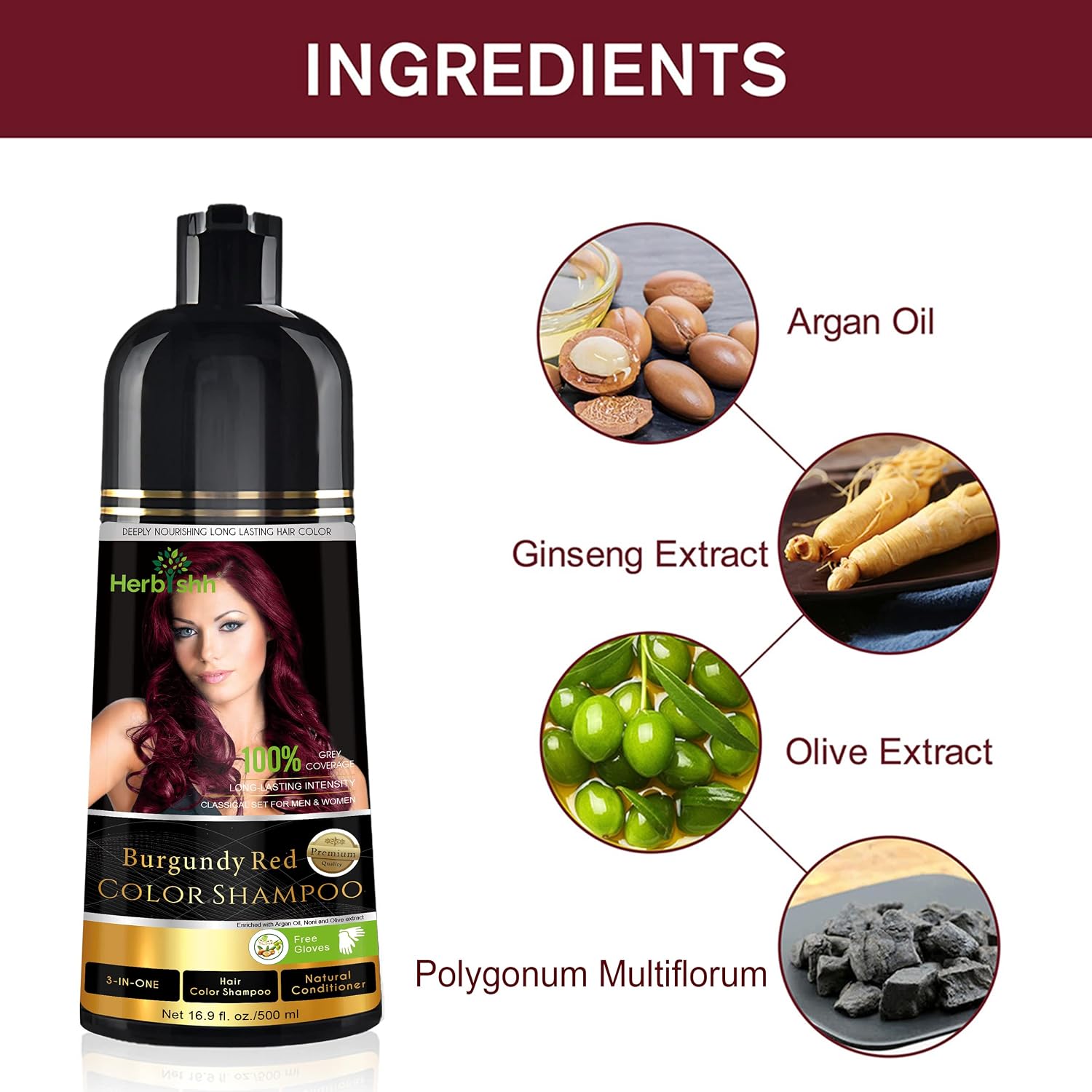 Herbishh Hair Color Shampoo, sixth view